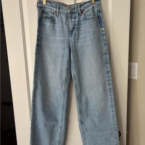 American Eagle Outfitters Sky Blue Wide Leg Jeans